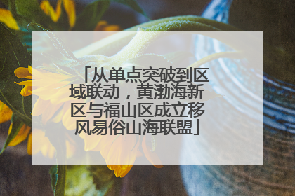从单点突破到区域联动，黄渤海新区与福山区成立移风易俗山海联盟
